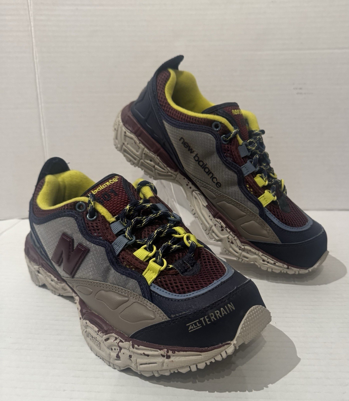 New Balance 801 7.5D All Terrain Gray, Navy Sneakers Shoes Men’s Ml801fl NWOB