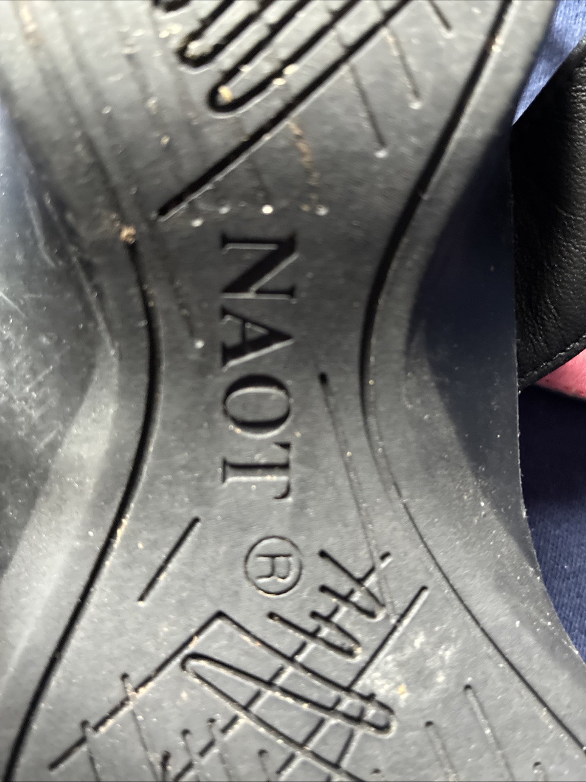 NAOT Essence, Black Sandals, Leather, Cork Buckles Worn Once