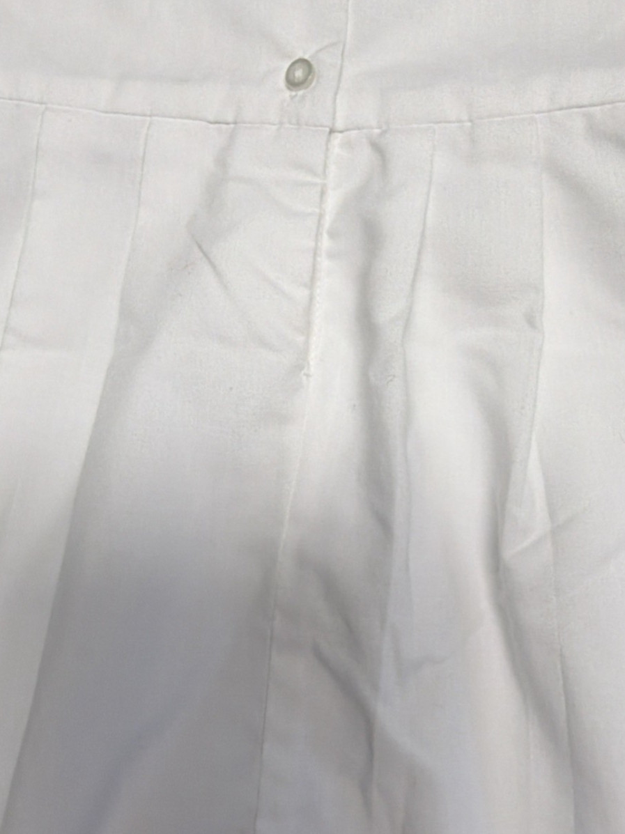 PETIT AMI White Christening Baptism Hand Smocked Romper Baby Boy Sz 6 Months