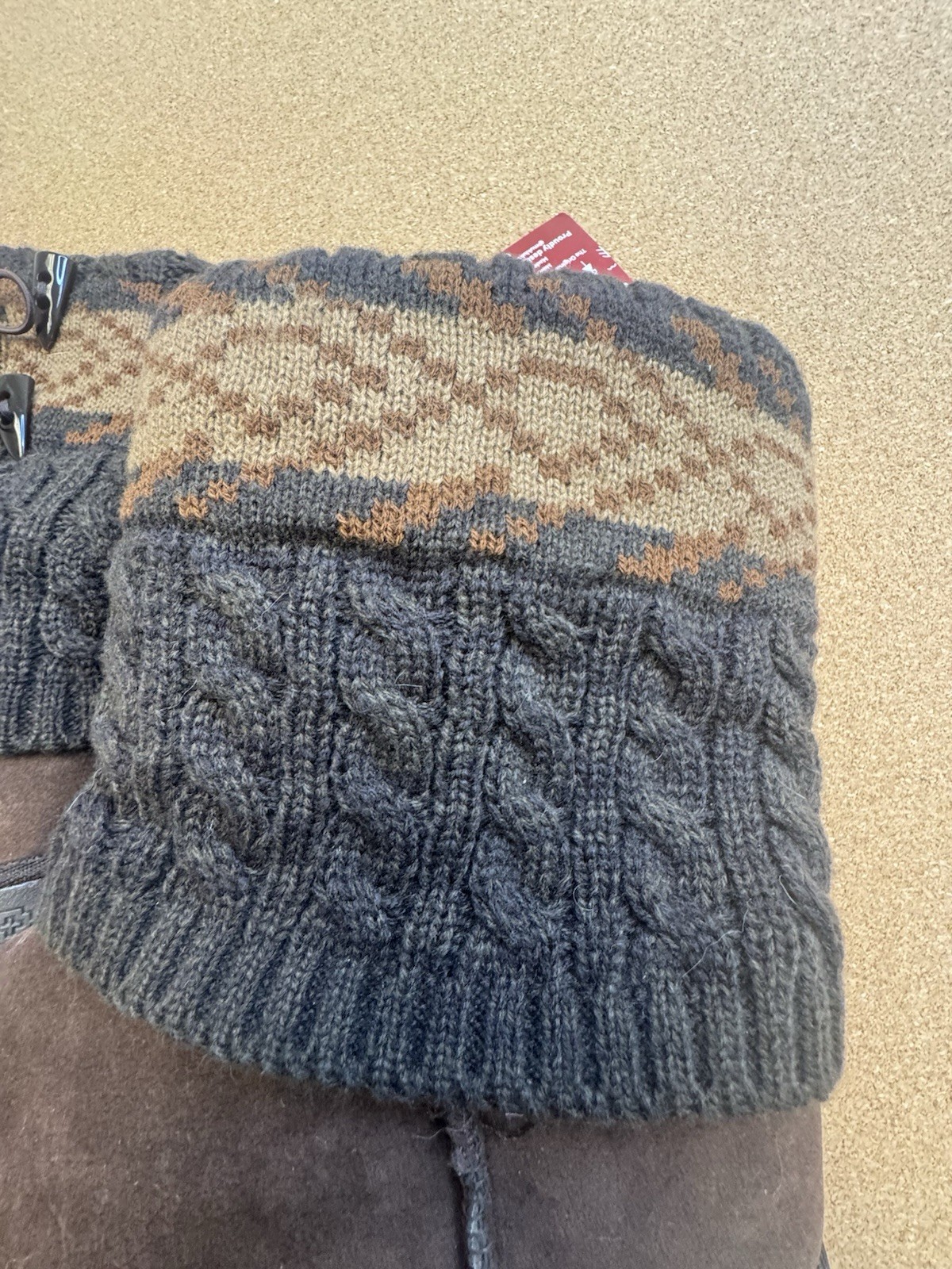 NEW – MUK LUKS Women’s Cheryl Cuff Winter Boots – Java Marl, 9W NWT