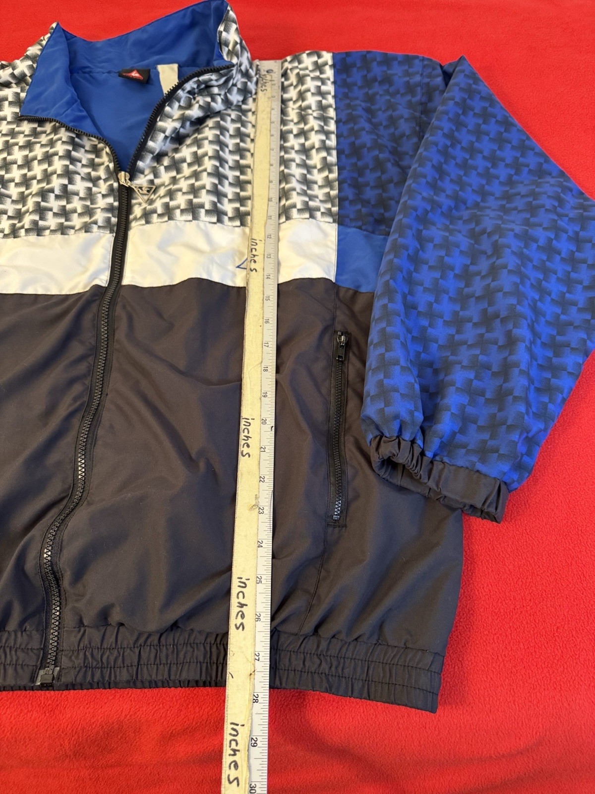 Vintage 90s Le Coq Sportif Windbreaker Lined Jacket Adult XL