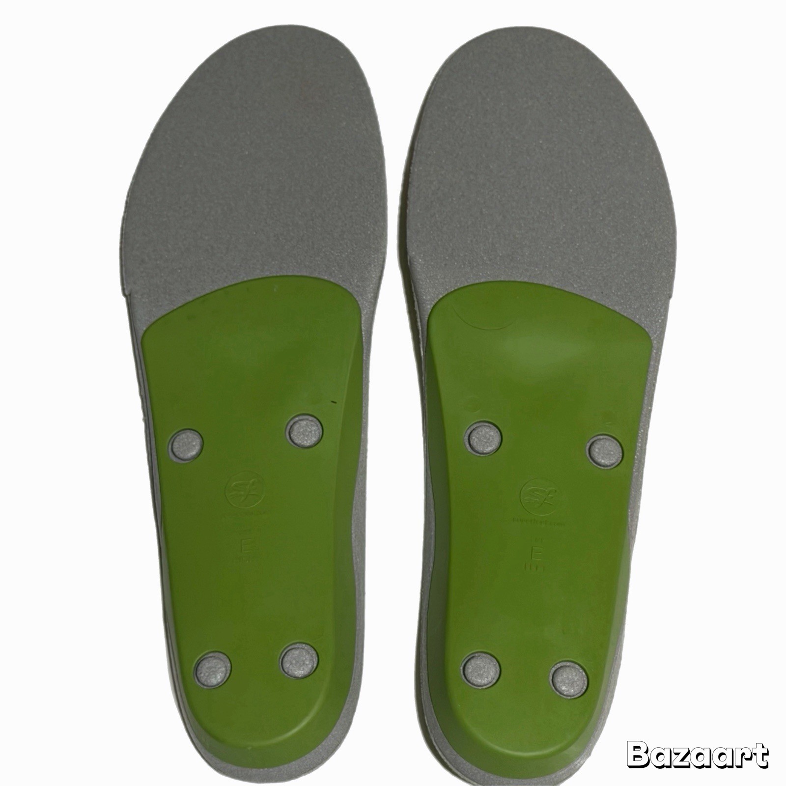 New Superfeet GREEN High Arch Orthotic Insoles Size E Men 9.5-11 W 10-12 NO BOX