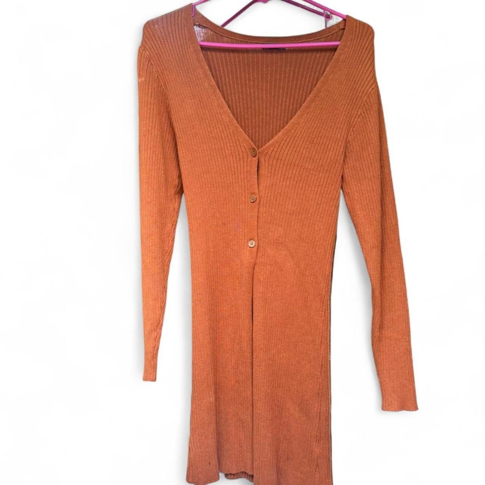 Wild-fable Women’s Orange and Brown Dress