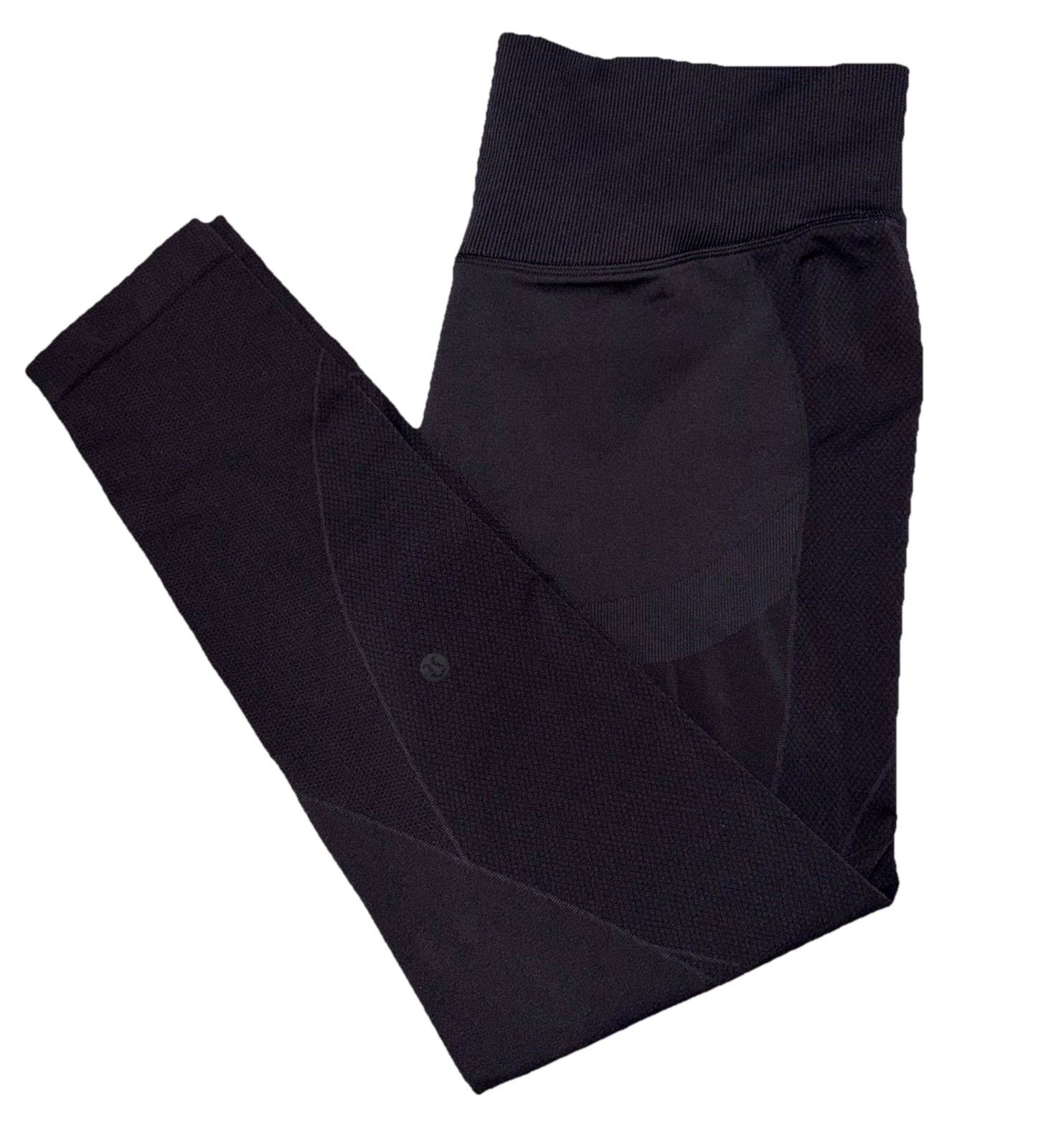 NWT💣LULULEMON💣SIZE 12💣GET LOW HI RISE TRAINING TIGHT 25” L💣BLACK/GRAY $108