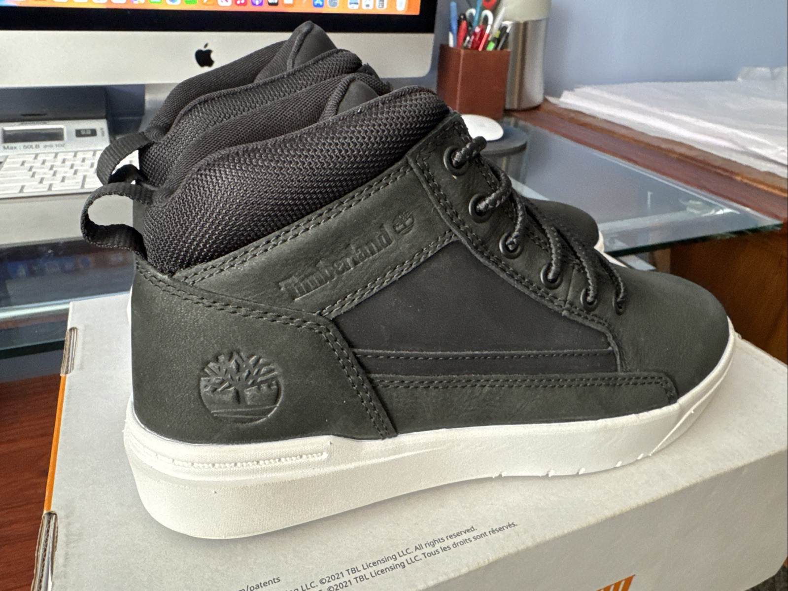 Timberland Men’s Allston Sneaker Mid Black Nubuck (TBOA69V5W05)