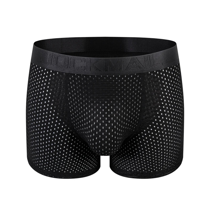 Men Trunks Built-in Fake Butt Hip Lifter Enhancer Shorts Boxer Briefs Underwear