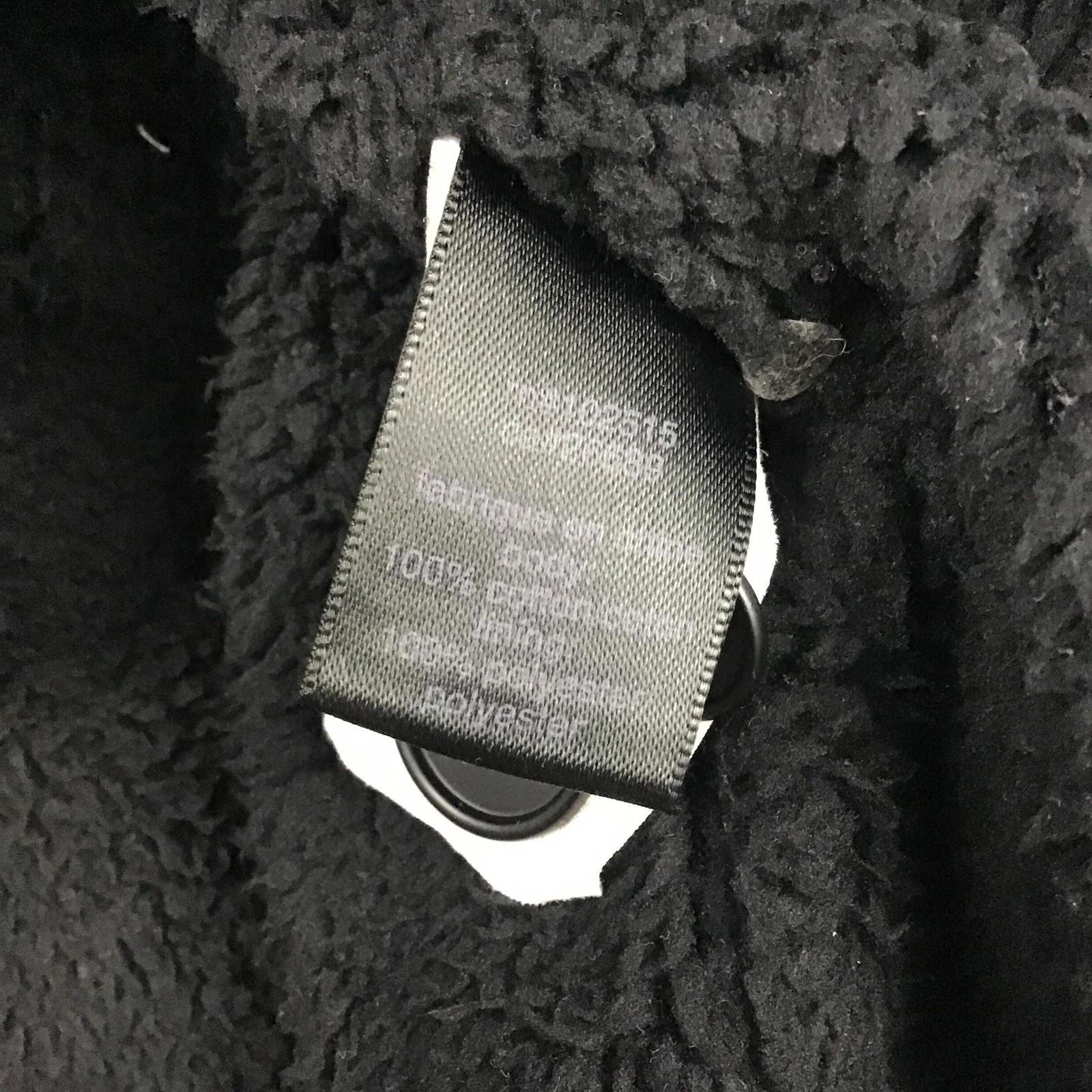 John Varvatos Jacket Men Large Black Military Lined Faux Fur Button Up Coat L
