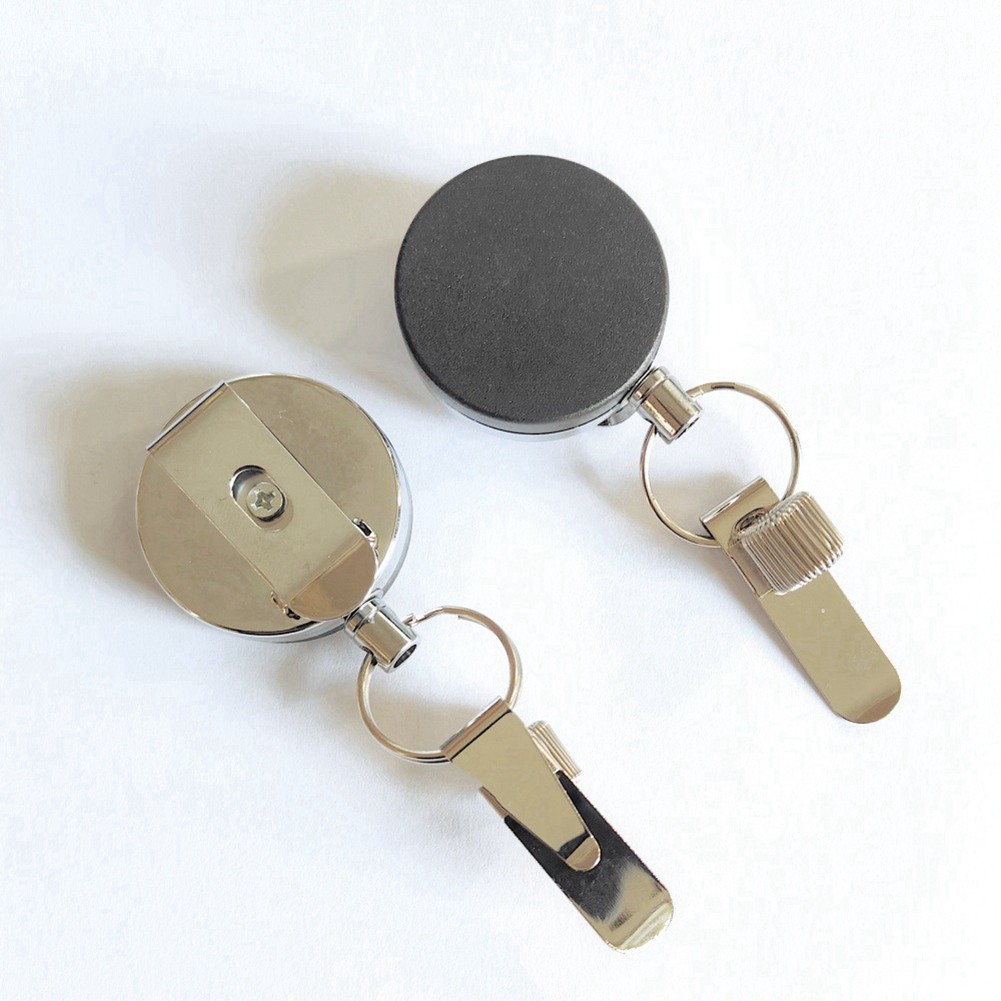 4pcs Retractable Pull Pen Pencil Holder with Belt Clip Key Universal2169