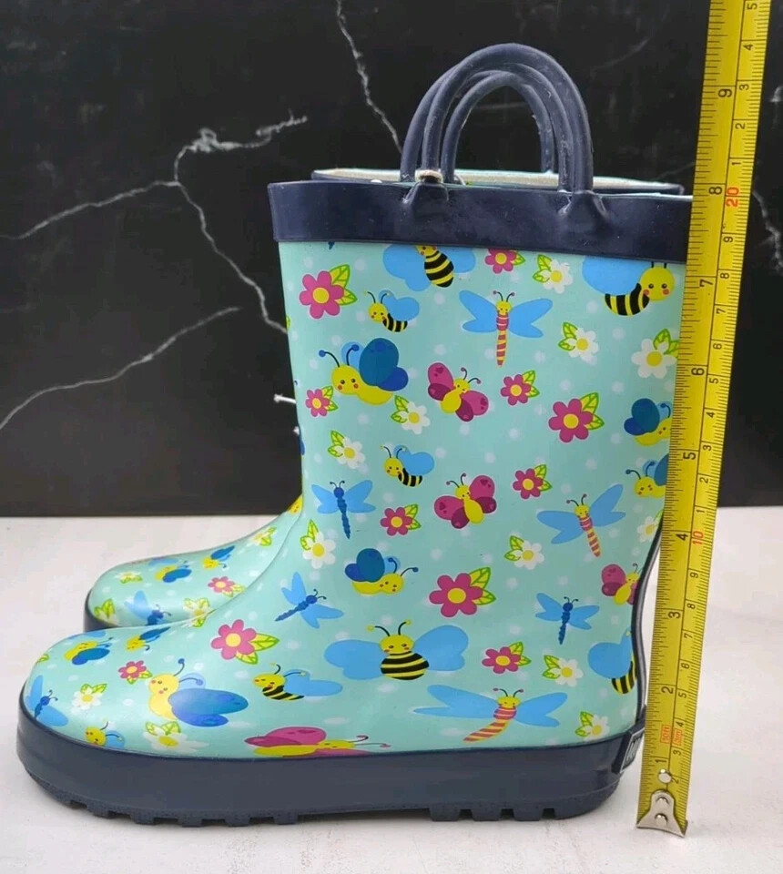 Mucky Wear Children’s Waterproof Patterned Loop Boot, Multi-Color, multi SZ
