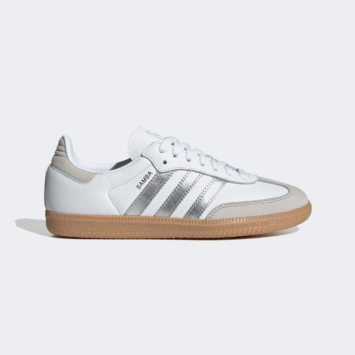Adidas Samba OG W JI2725 White Silver Metallic Grey Authentic NIB