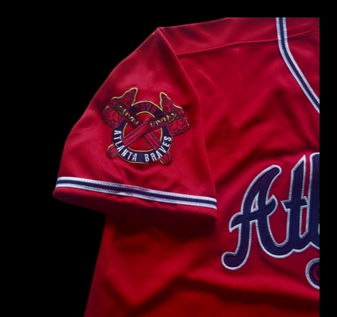 Deion Sanders Atlanta Braves 1992 Men’s Alternate Red Baseball Jersey (M-XXL)