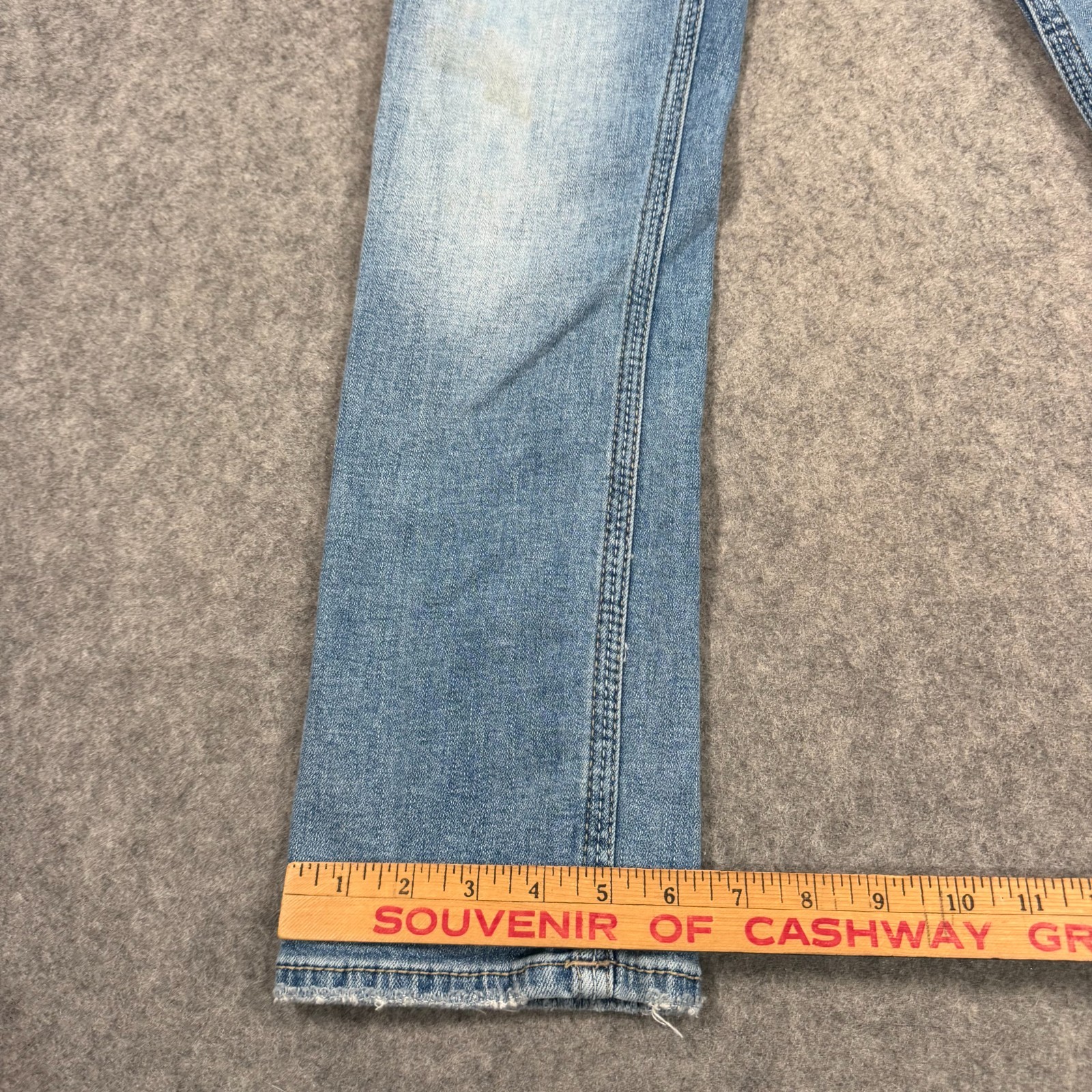 BKE Medium Wash Blue Stretch Denim Alec Slim-Straight Jeans Men’s Size 29×29*