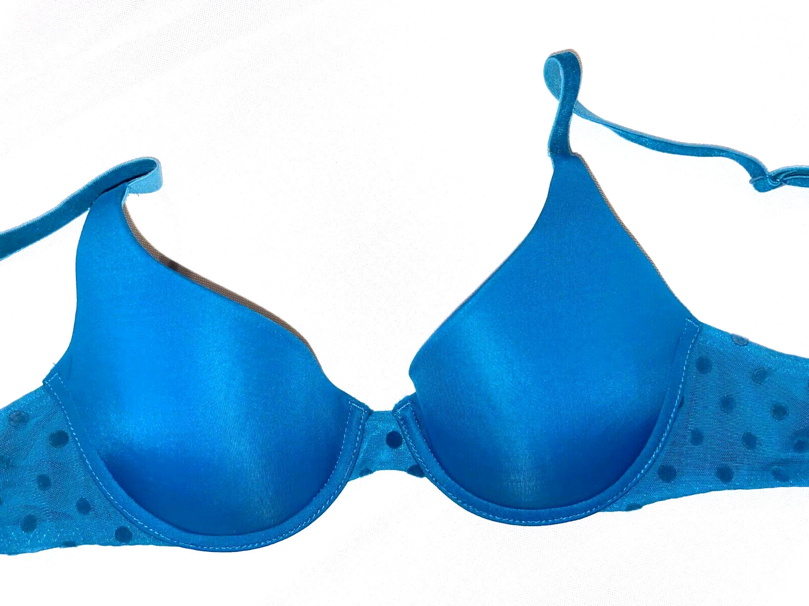 Victoria Secret 32B bra Uplift semi demi women’s Teal Blue