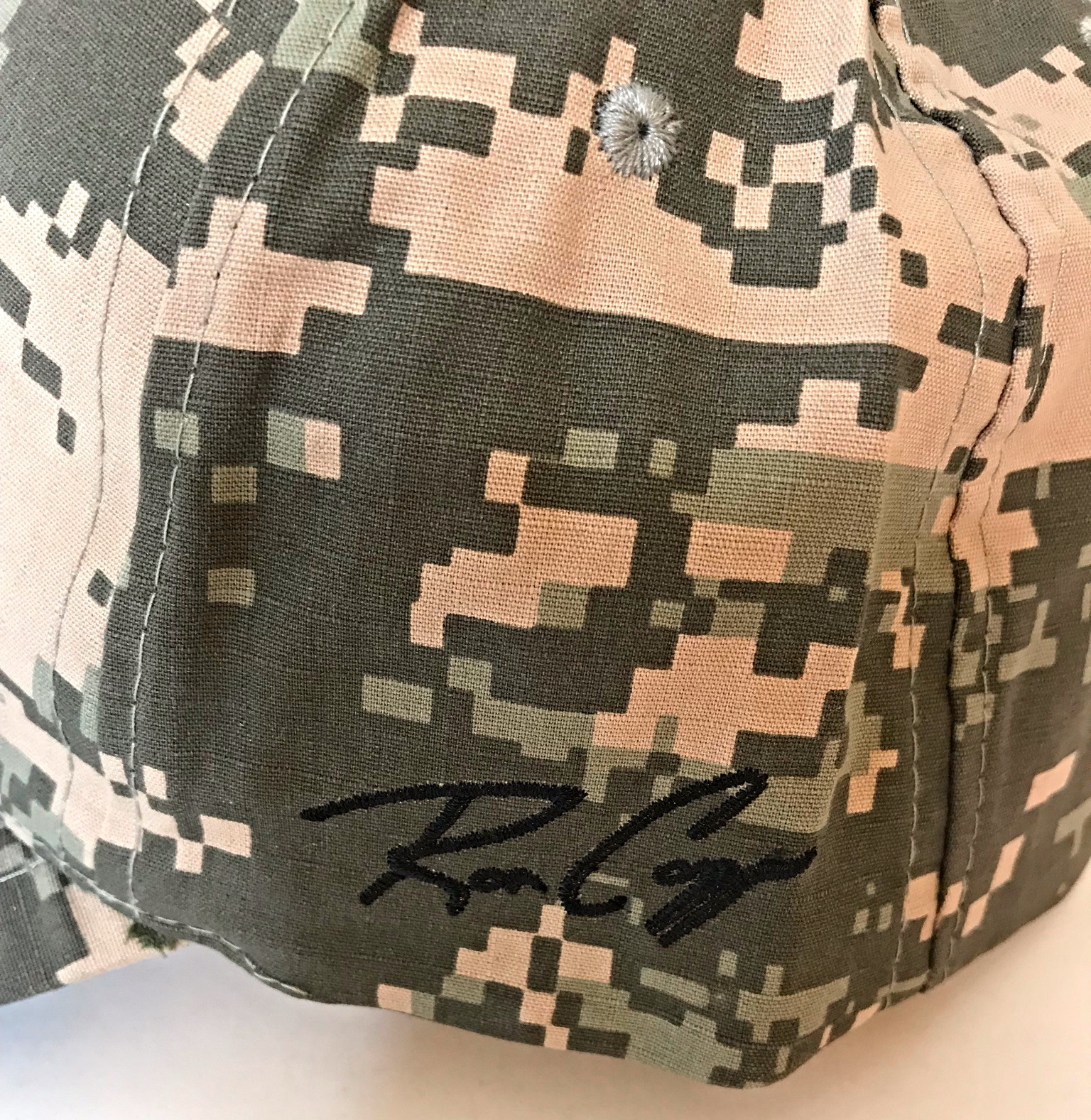 NAPA Racing Intrepid Fallen Heroes Fund Camo Ball Cap Hat 56 Truex 28 JR Capps