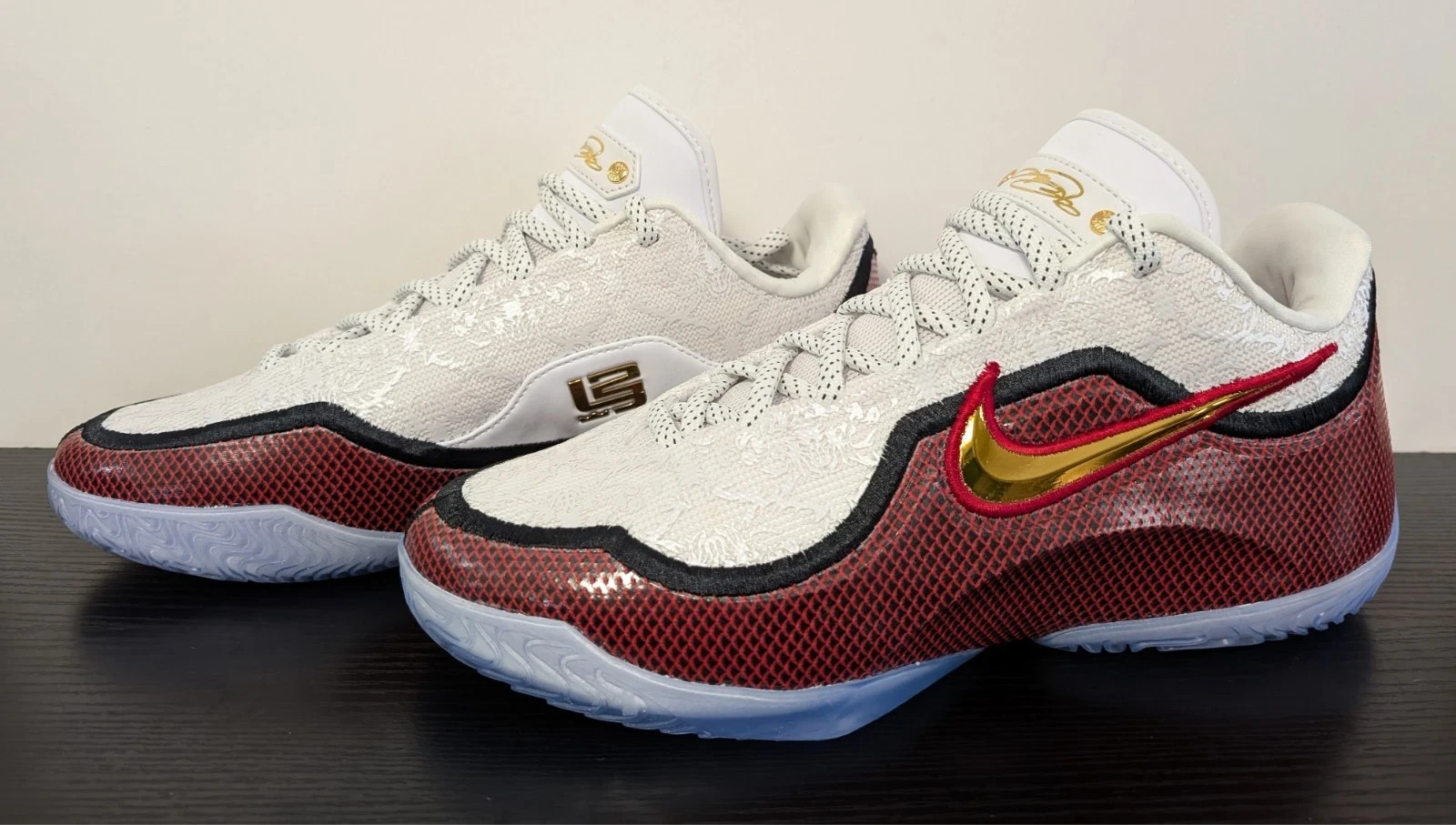Nike LeBron XXIII 23 Grand Opening White Metallic Gold Red HJ5629-100 Mens Size
