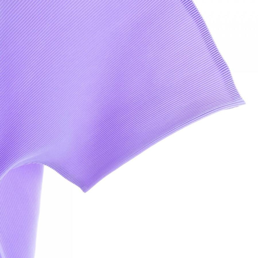 PLEATS PLEASE Issey Miyake Purple Pleated Top Batwing Short Sleeve Size 3
