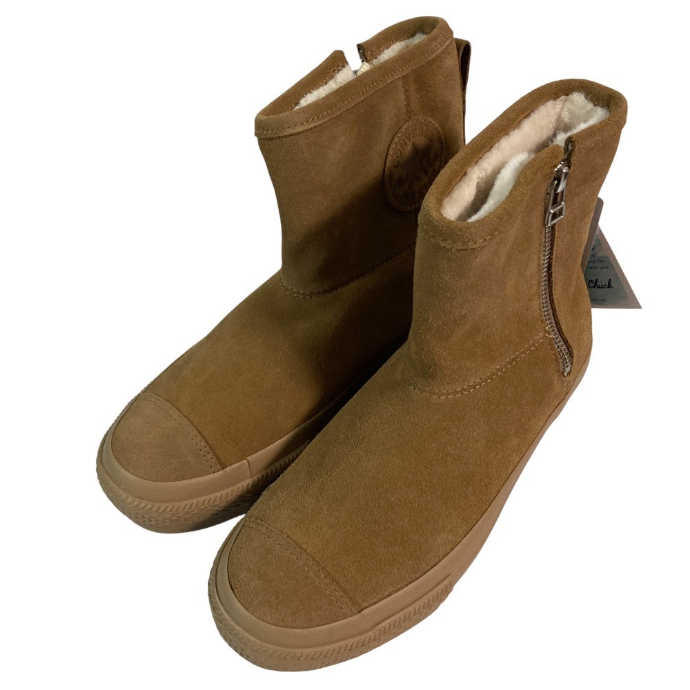 CONVERSE SUEDE ALL STAR PLTS BT Z HI Ankle Boots 9.3″” Brown Women USED