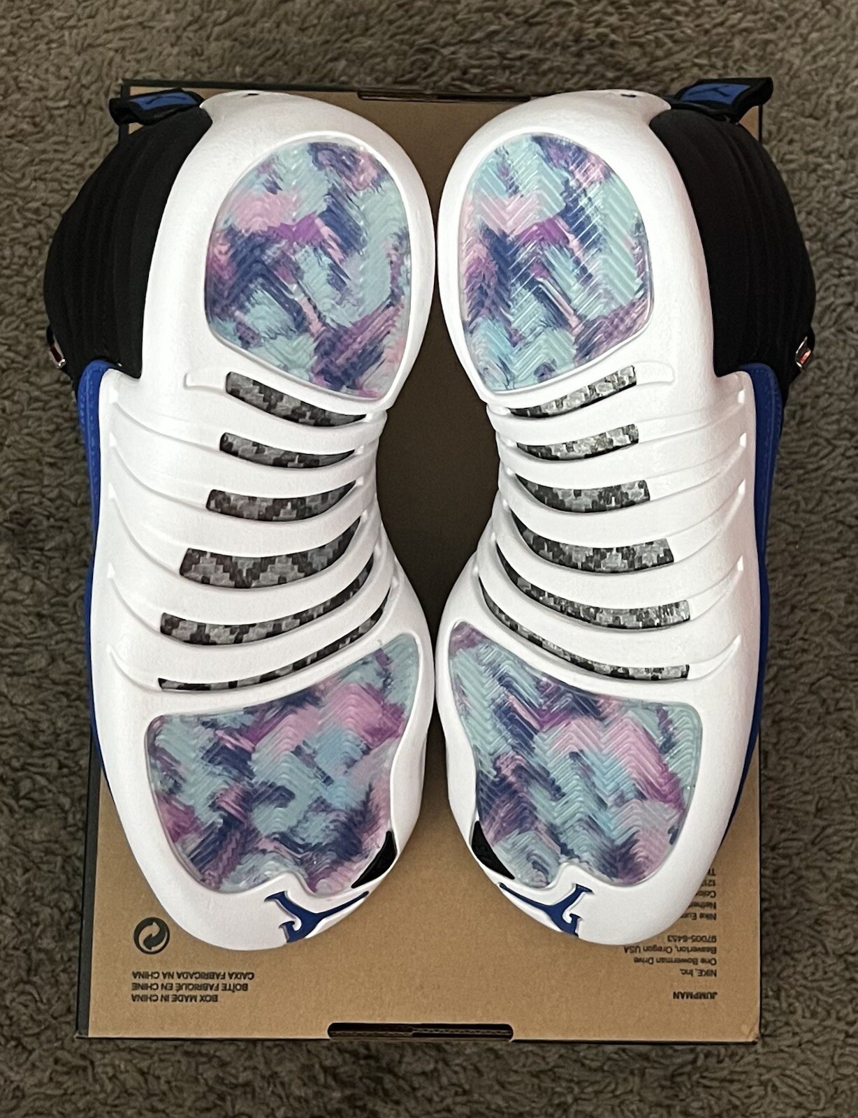 Size 8M/9.5W- Air Jordan 12 Retro Hyper Royal Women’s NBY AO6068-004