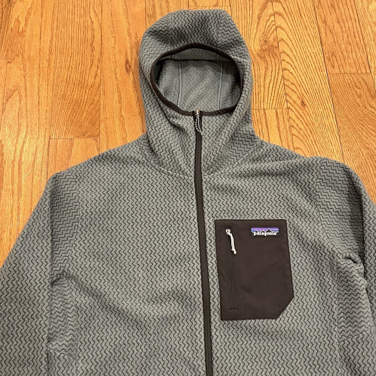 Patagonia Air R1 Hoody Jacket Mens Medium Full Zip Regulator Tech Fleece