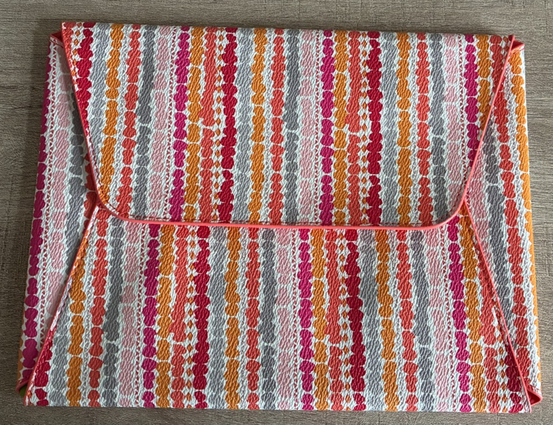 Vera Bradley Tech Envelope Retired “Confetti Stripe” New in Package