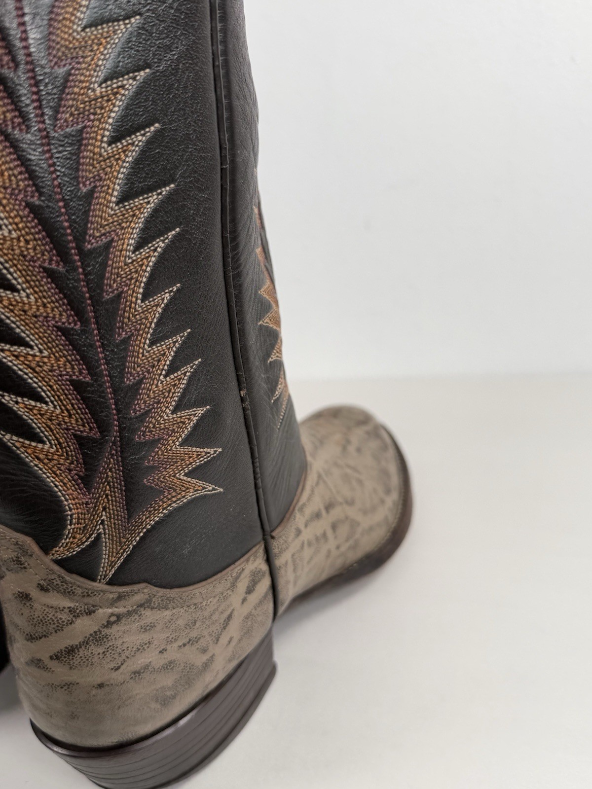 Vintage Men’s Tony Lama Exotic Western Boots Size 10 D 8601 Boots Made In USA