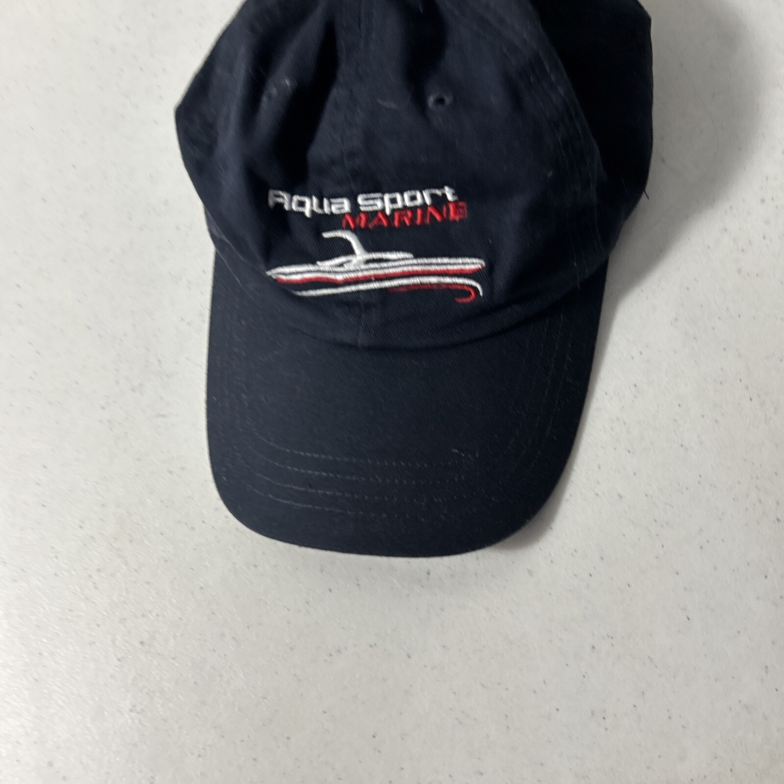 Aqua Sport Marine Adjustable Strap Dark Blue Hat