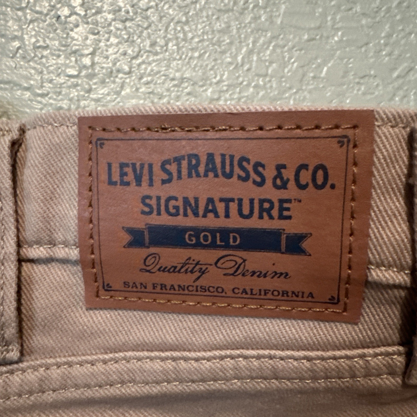 Levi Strauss Signature Gold Jeans 40 X 30 Tan