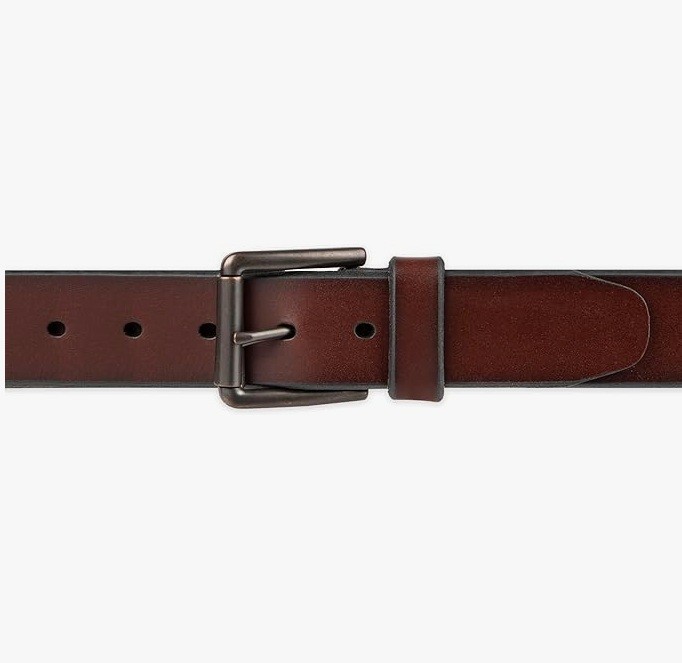 Dockers Men’s Belt Brown 100% Leather Casual Classic Buckle 1.5 Wide Size 36 NEW