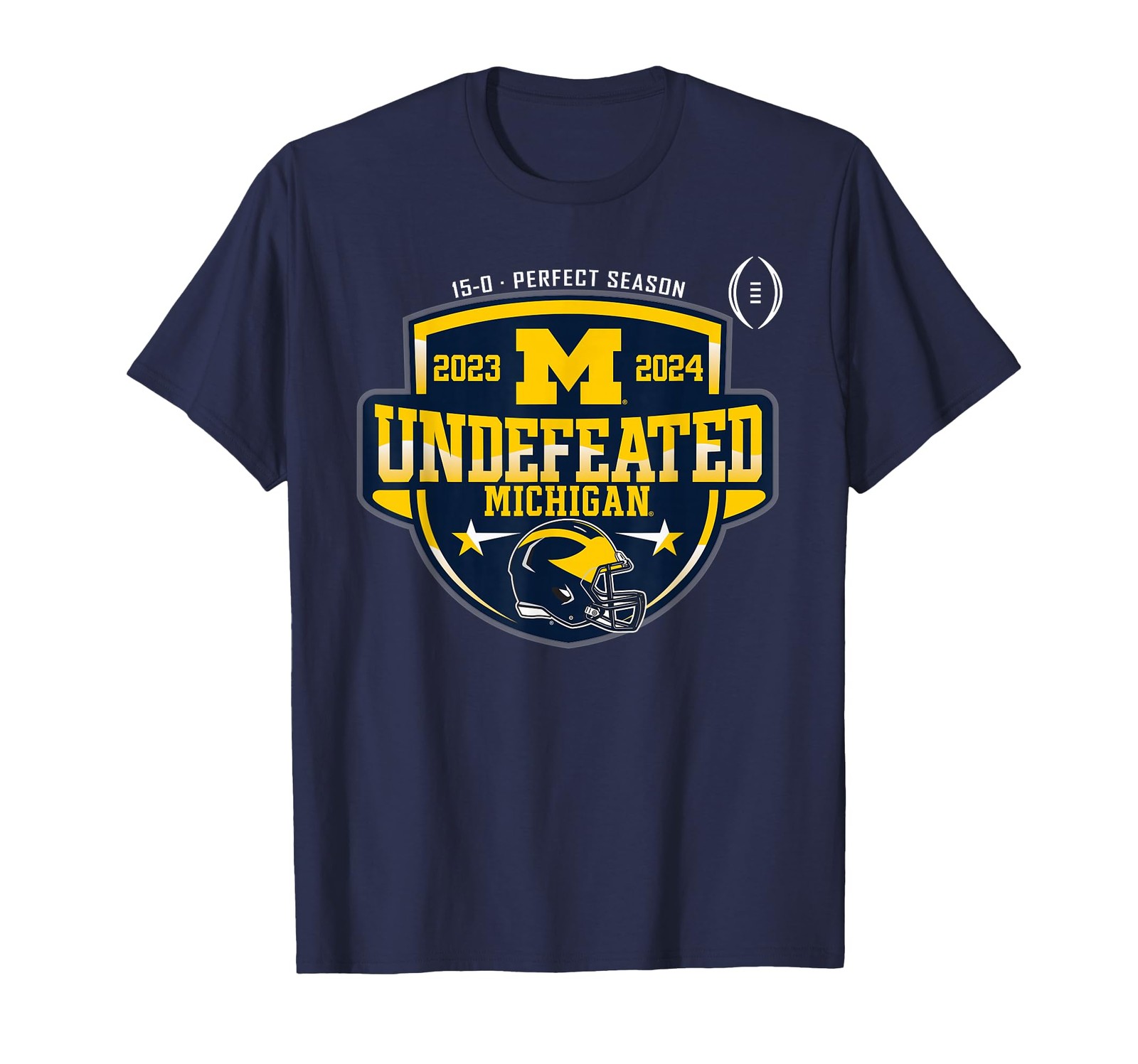 Elite Authentics Michigan Wolverines 2023 Cfp National Champs Perfect Season