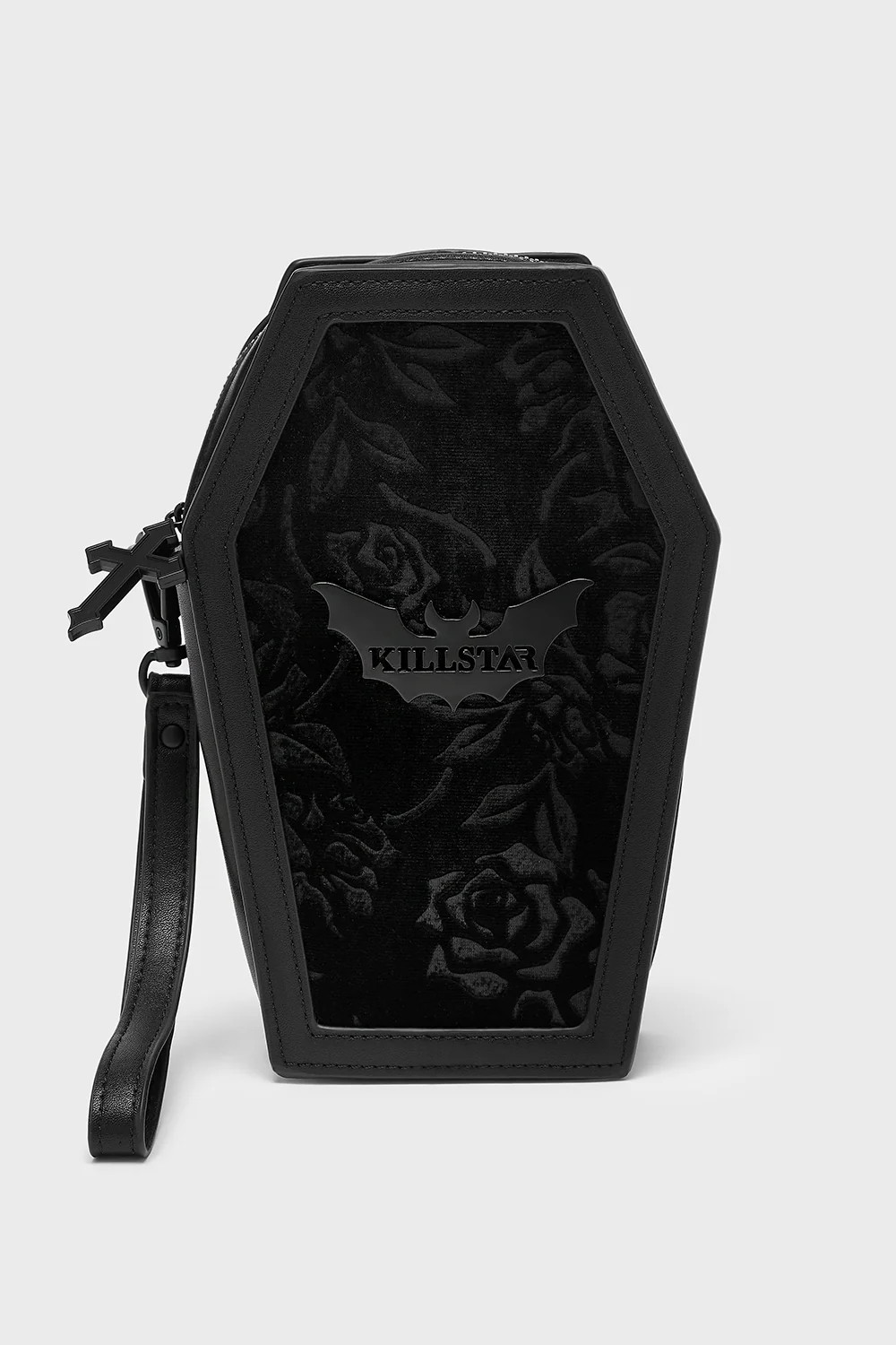 Killstar Vampire’s Kiss Coffin Wallet Burnout Velvet Black Bat Accent New In Box