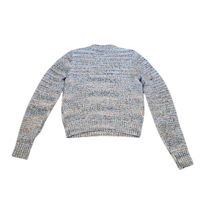 Abercrombie & Fitch Sweater Women Small Multicolor Knit Crewneck Cropped