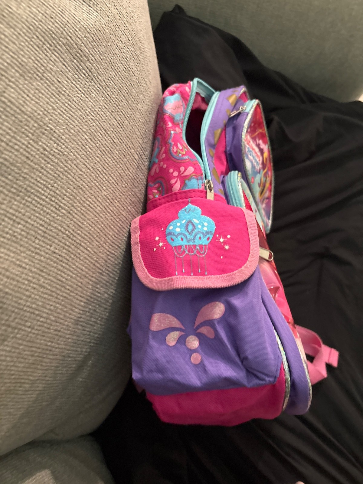 Shimmer & Shine 16 inch Large Backpack Used! Perfect for Senior Cartoon Backpack