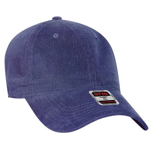 OTTO CAP 6 Panel Low Profile Baseball Cap Corduroy