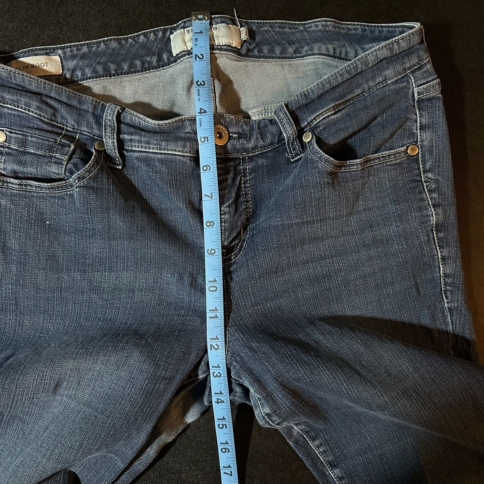 Torrid Denim First At Fit Slim Bootcut Jeans Size 12R