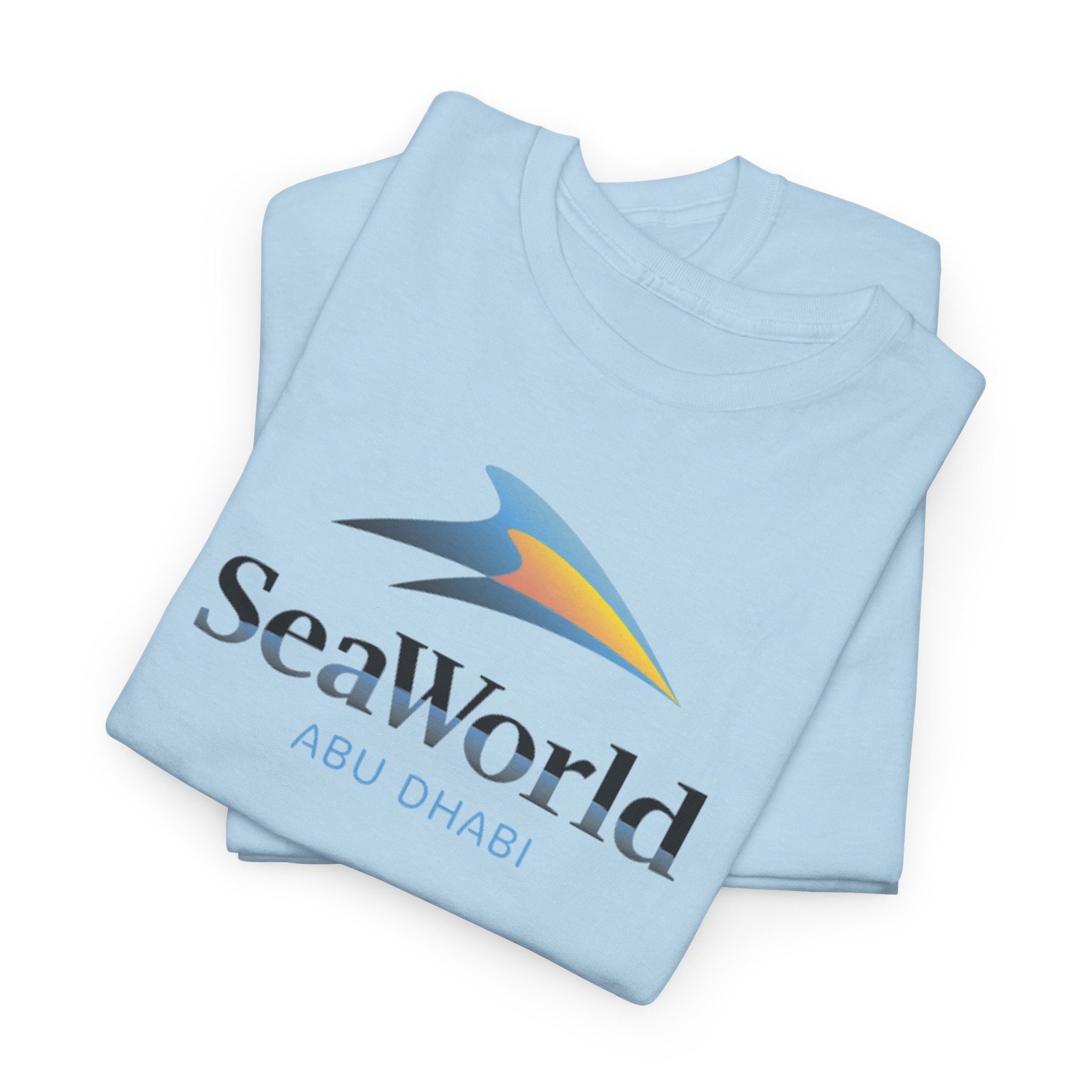 United Arab Emirates SeaWorld Abu Dhabi Casual T-Shirt, Theme Park Unisex Heavy