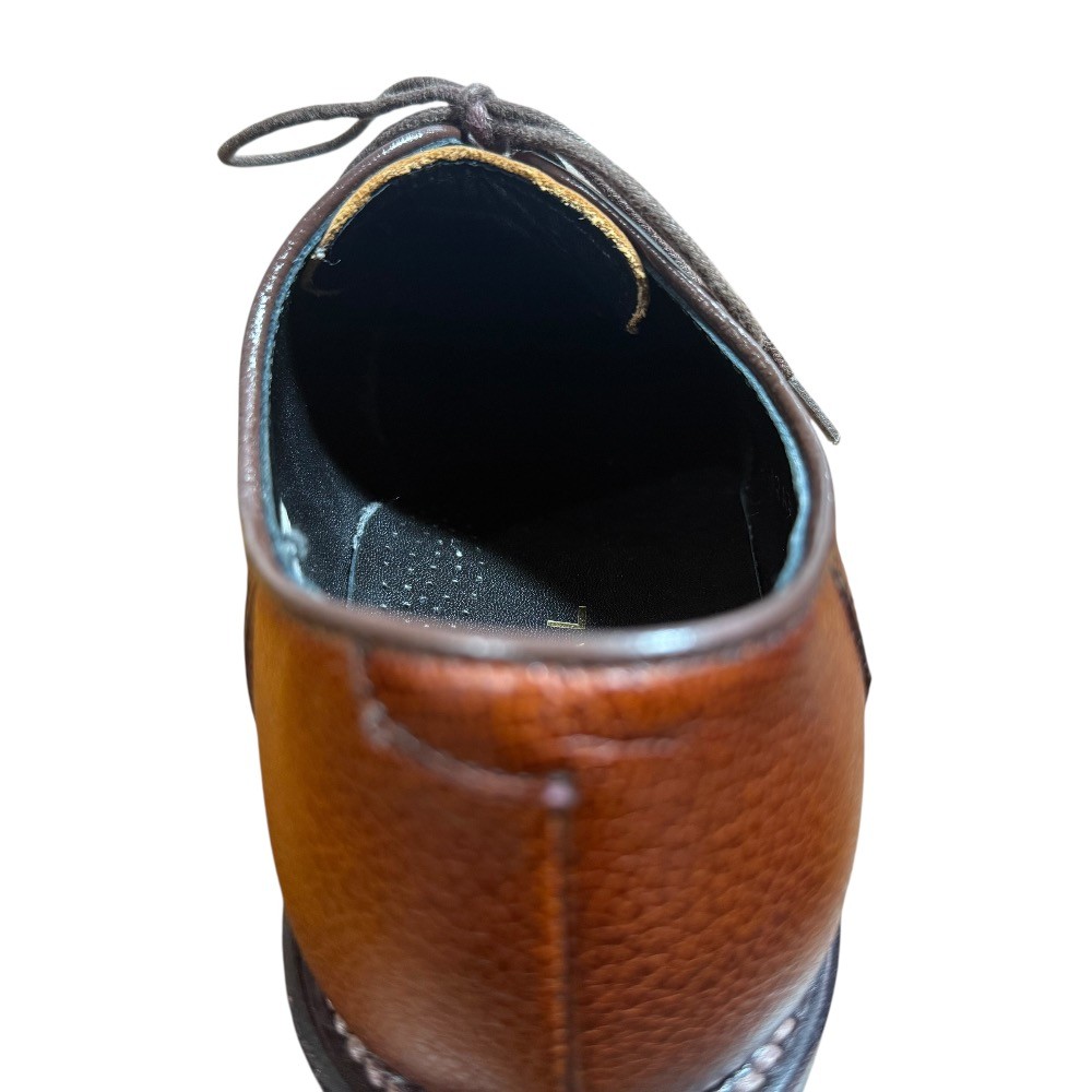 REGAL Leather Plain Toe Lace-Up Business Shoes, 9.3″”, Brown mens USED