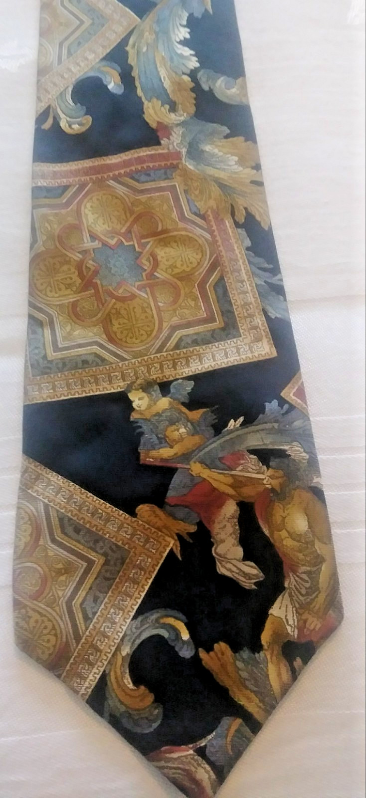 Men’s Vintage Bullock & Jones San Francisco Art Nouveau Tie 3 3/4″ wide UNWORN