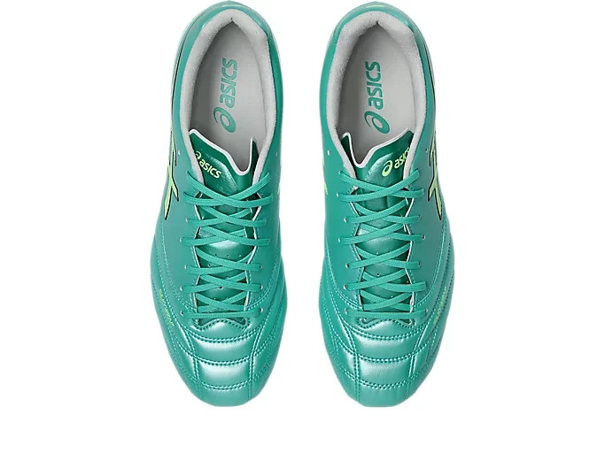 ASICS DS LIGHT PRO 1103A126 300 Aurora Green Illuminate Green Soccer Cleats