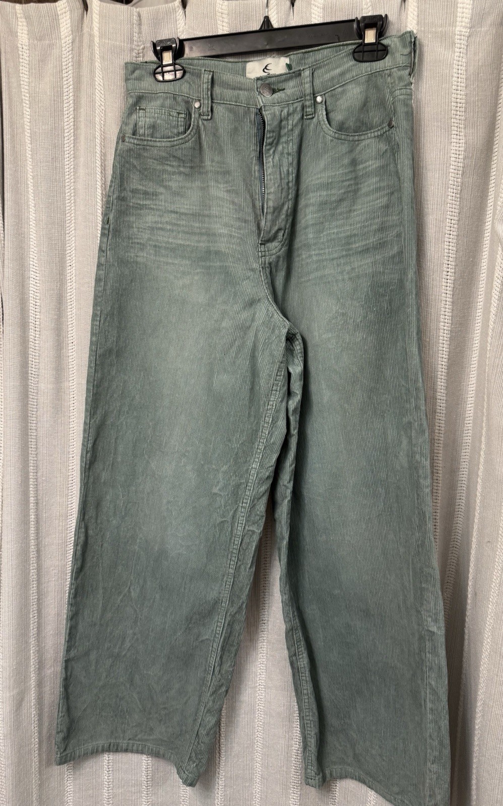Scuffers Womens Corduroy Pants Green European 34 US 4-6