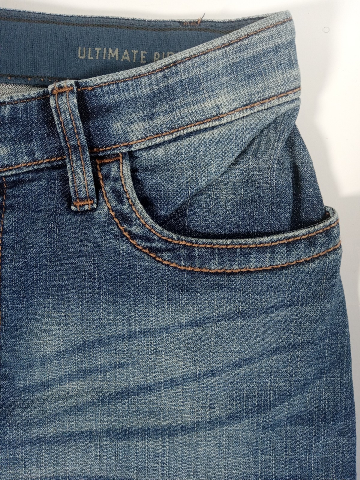 Wrangler Ultimate Riding Jean 9 Willow Women’s Blue Straight Denim Embroidered