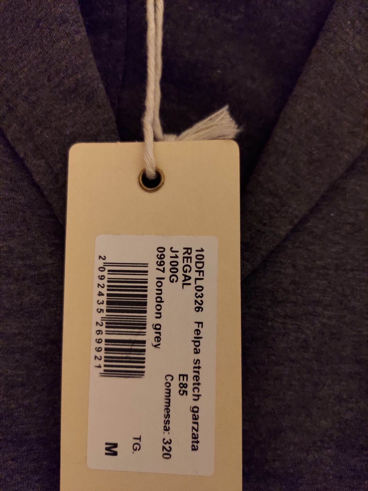 Met Grey Gauze Stretch Sweatshirt Coat