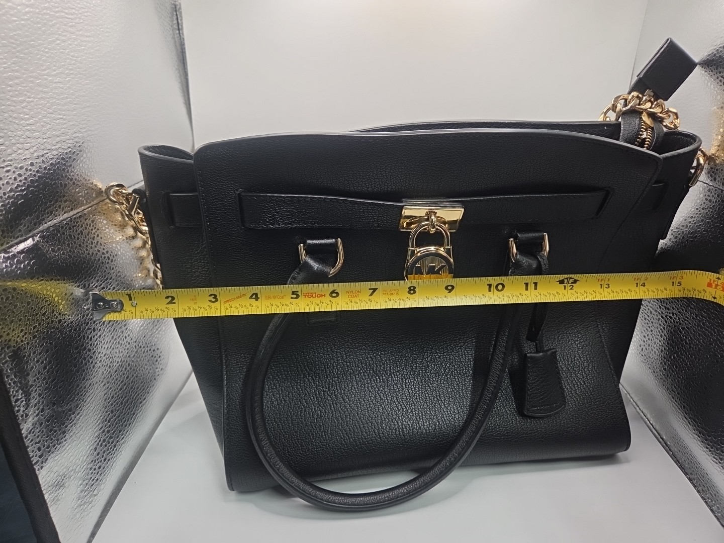 Michael Kors Medium Hamilton Saffiano Leather East West Satchel NWOT Lock &key
