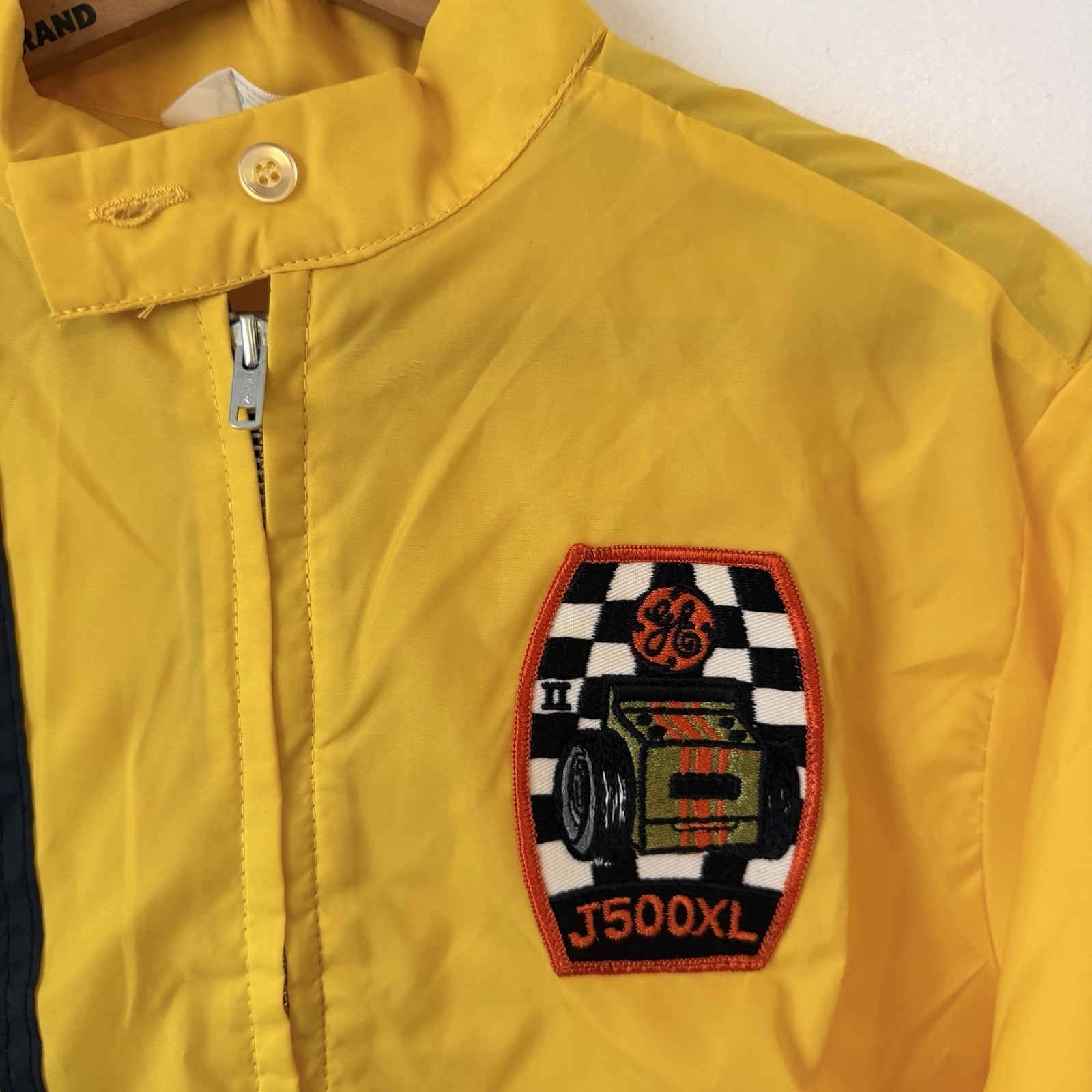 Vintage 1970s GE J500XL General Electric Stove Racing Promo Jacket