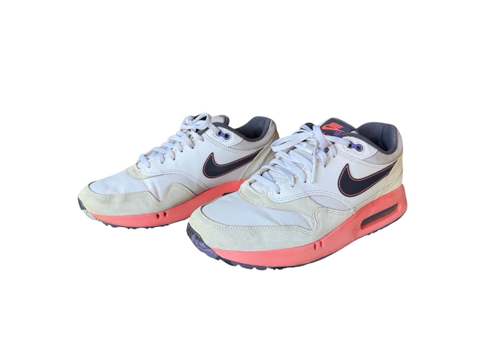 NIke Air Max 1 86 OG Golf Big Bubble Flower City Mens Size 9.5 White DX8437 106