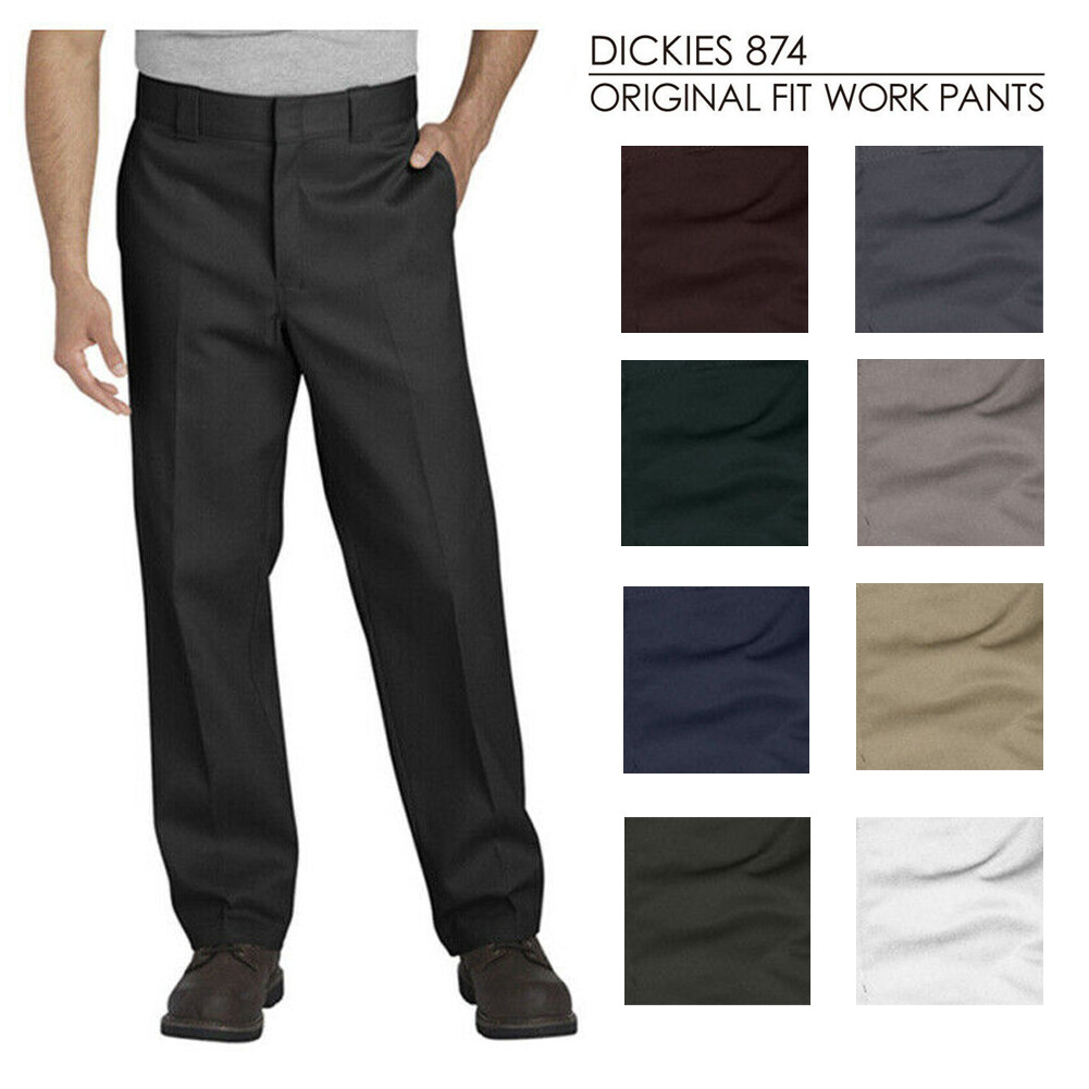 Dickies Men’s 874 Classic Original Fit Uniform Work Pants Trousers