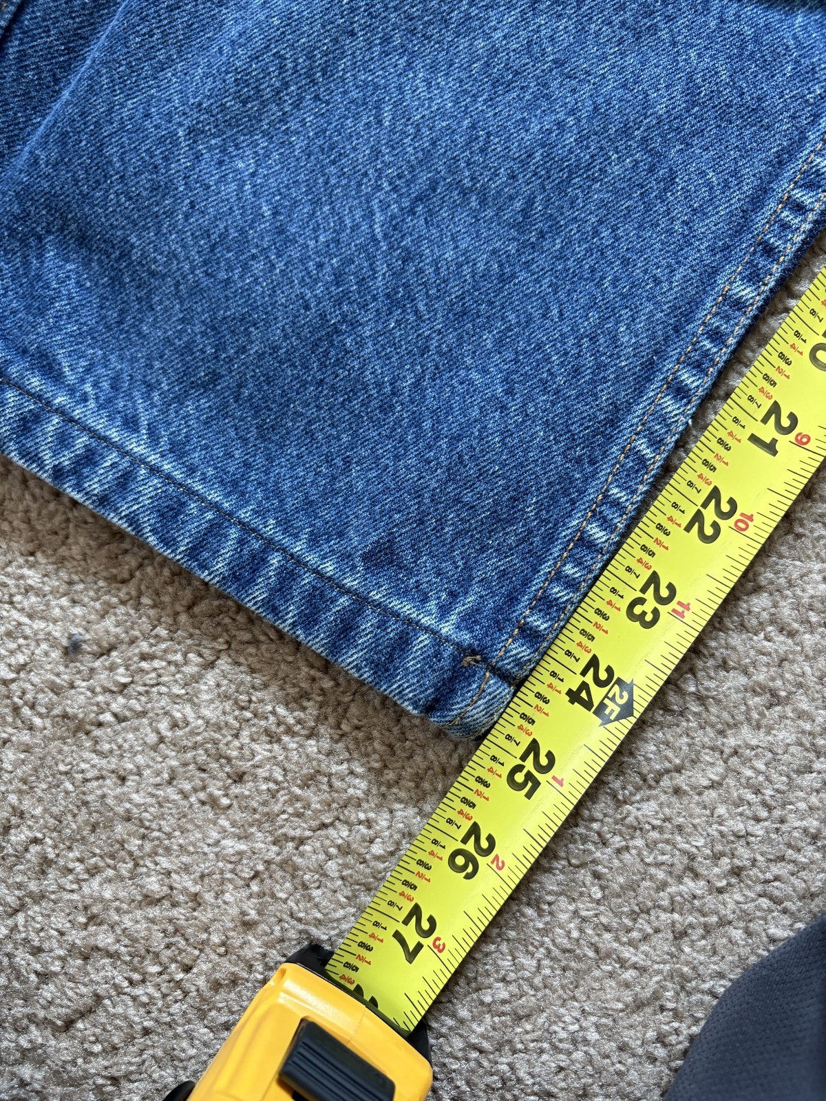 Vintage 1994 Levi’s 540 Relaxed Fit Orange Tab Jeans – Made in USA – Size 42×30