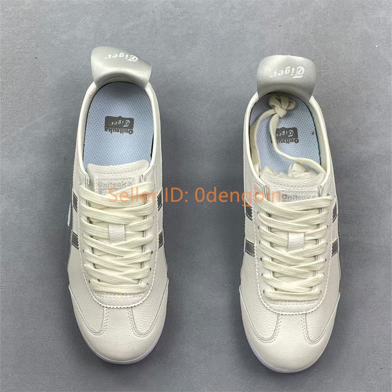 Vintage Onitsuka Tiger MEXICO 66 White Silver Sneakers D508K-0193 1183C234-101