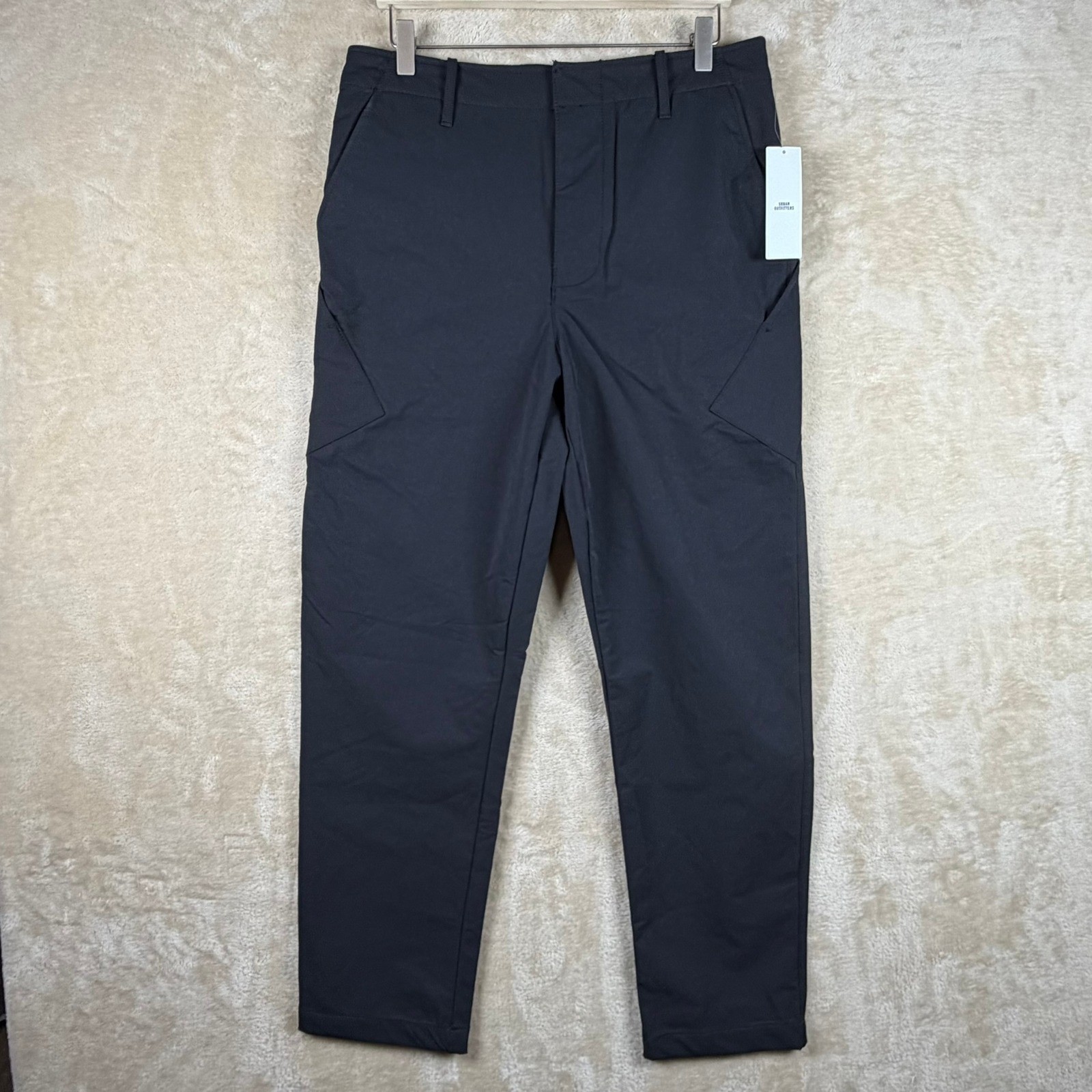 Standard Cloth Urban Outfitters Mens Size 32 NWT Black Technical Stretch Pants