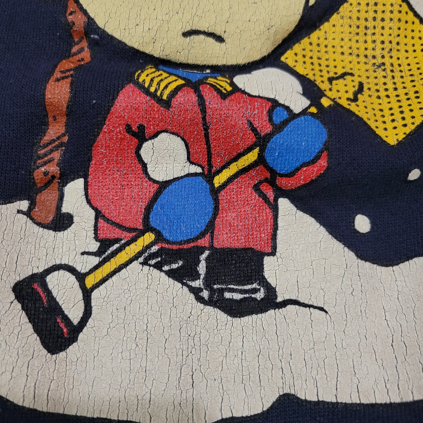 Vintage 70’s 1970s Peanuts Sweatshirt Mens Size Large Snoopy Charlie Brown