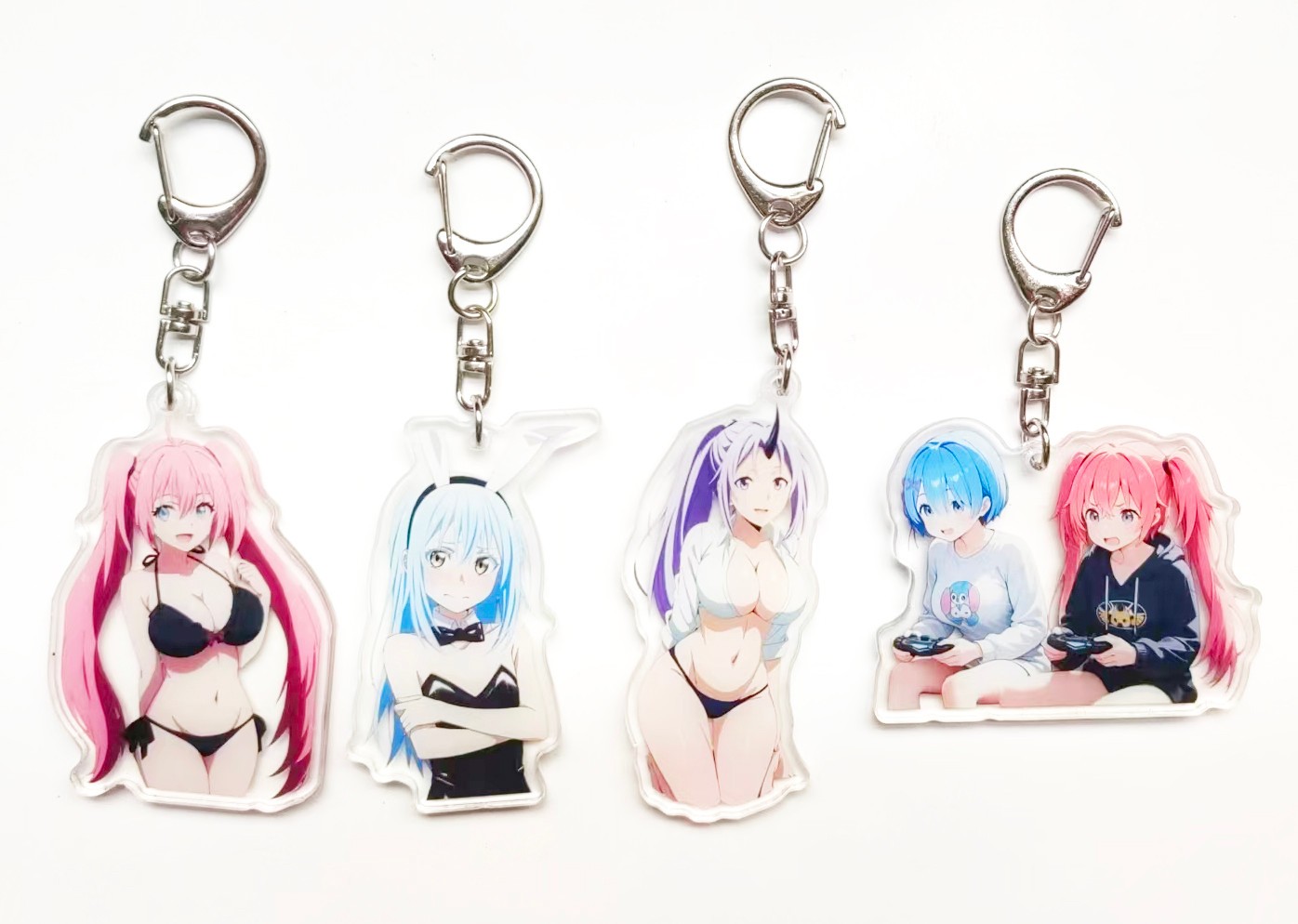 Set of 4 That Time I Got Reincarnated as a Slime Milim Shion Acrylic Keychains
